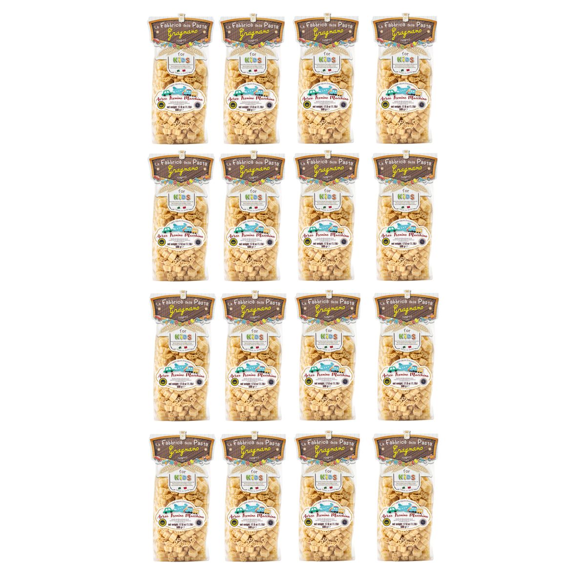 The Gragnano Pasta Factory "plane-car-train" Gragnano Pasta 500 Gr.