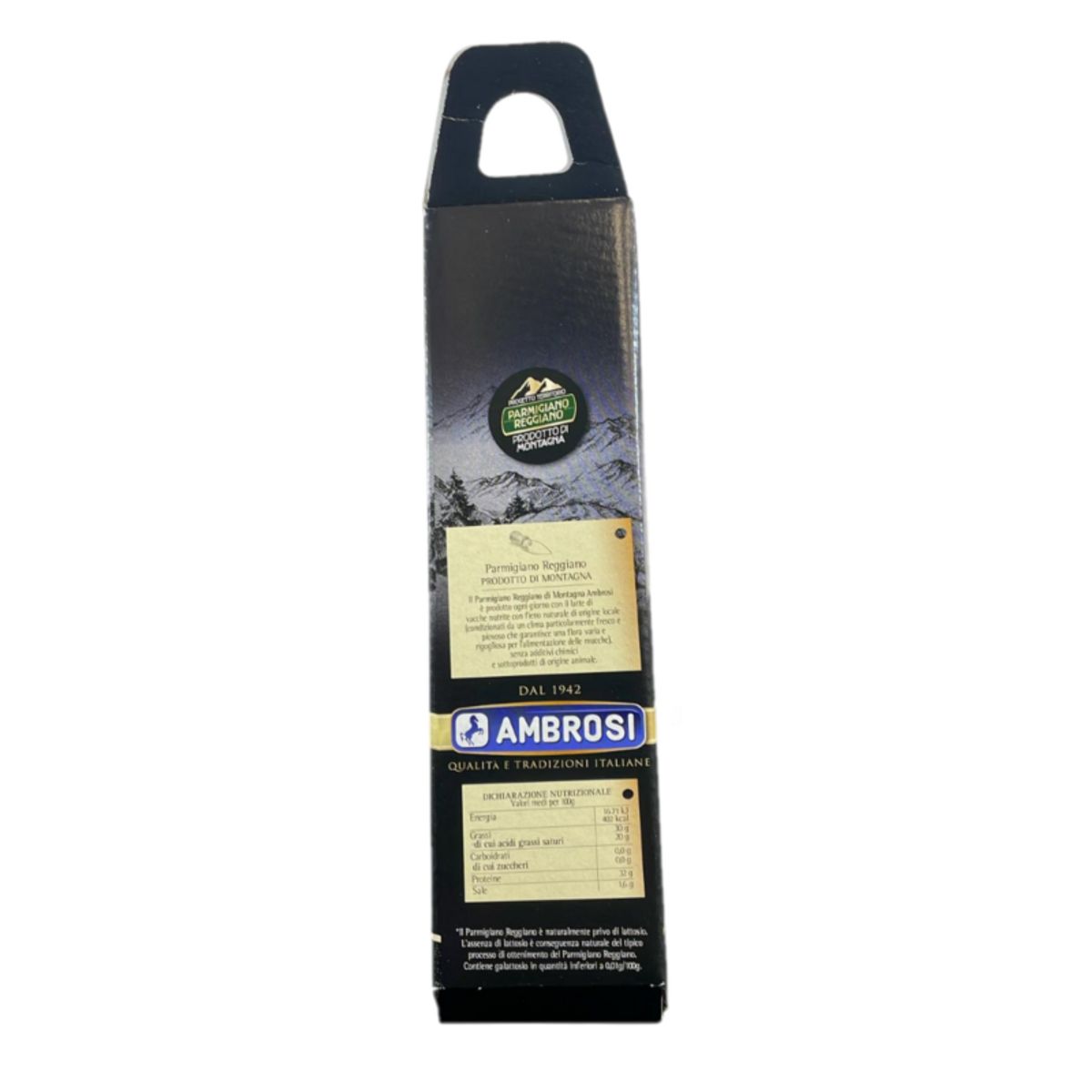 Ambrosi Parmigiano Reggiano DOP Bergkäse 24 Monate gereift