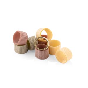 La Fabbrica della Pasta di Gragnano „Dreifarbig gestreifte Calamarata“ 500 Gr._1