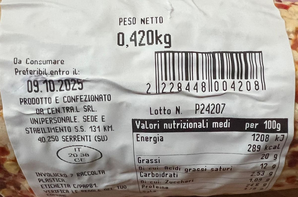 Central Ricotta Montella al Peperoncino 400 Gr.