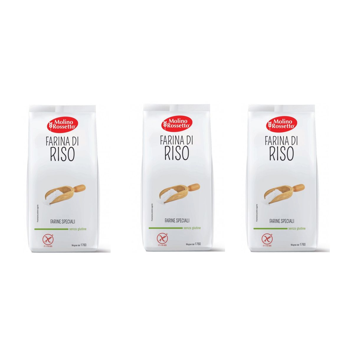 Molino Rossetto Gluten Free Rice Flour 500 Gr.
