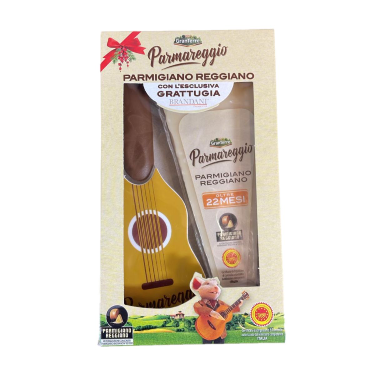 Parmareggio Parmigiano Reggiano 22 Months with Exclusive Brandani Grater – Special Edition “Topolino Emiliano”