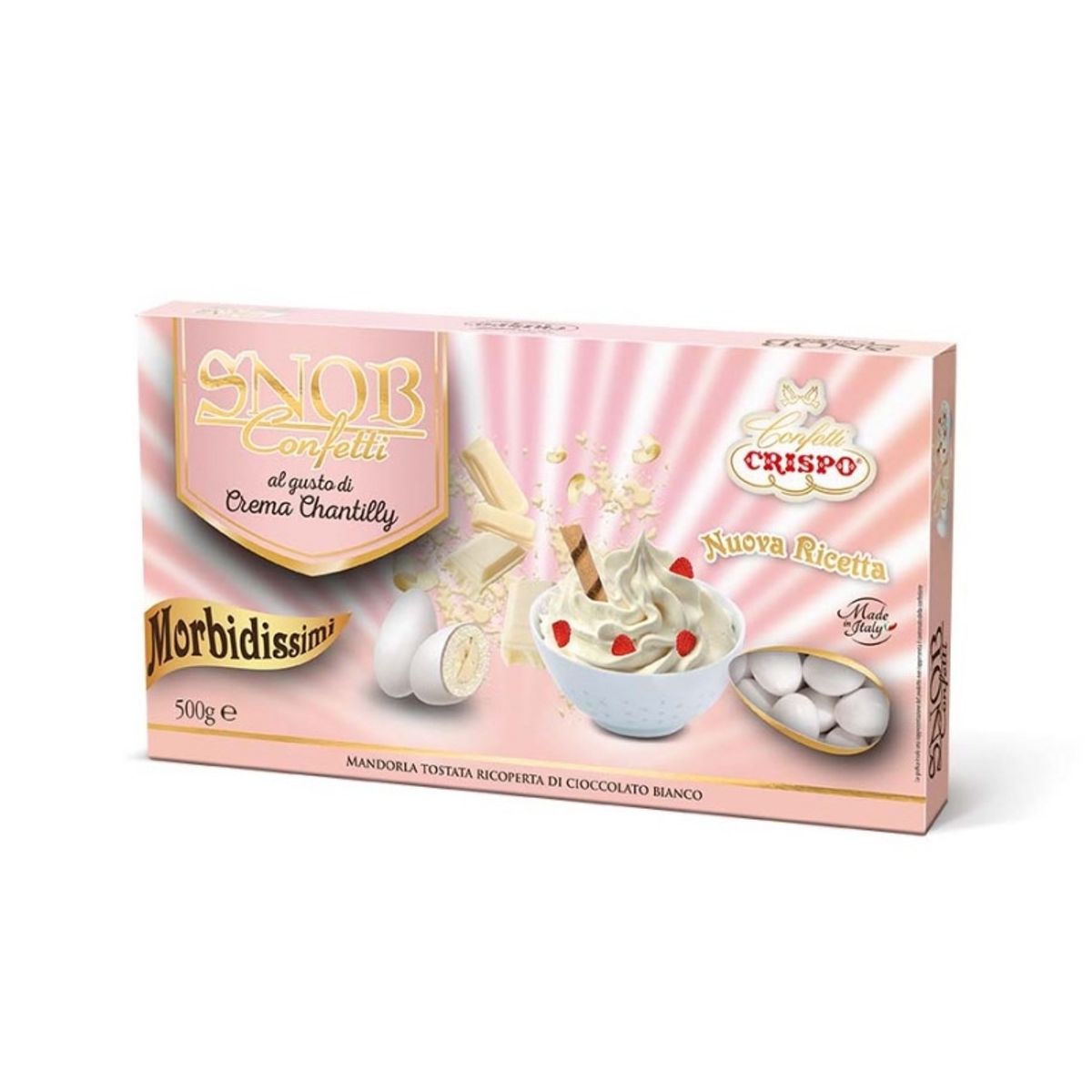 Crispo Confetti Snob mit Chantilly-Creme 500 Gr.