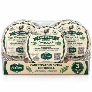 La Cava Sicilian Canestrato Cheese with Rocket approx. 500 g_0