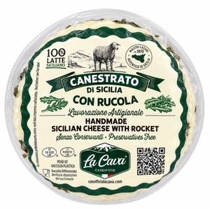 La Cava Sicilian Canestrato Cheese with Rocket approx. 500 g