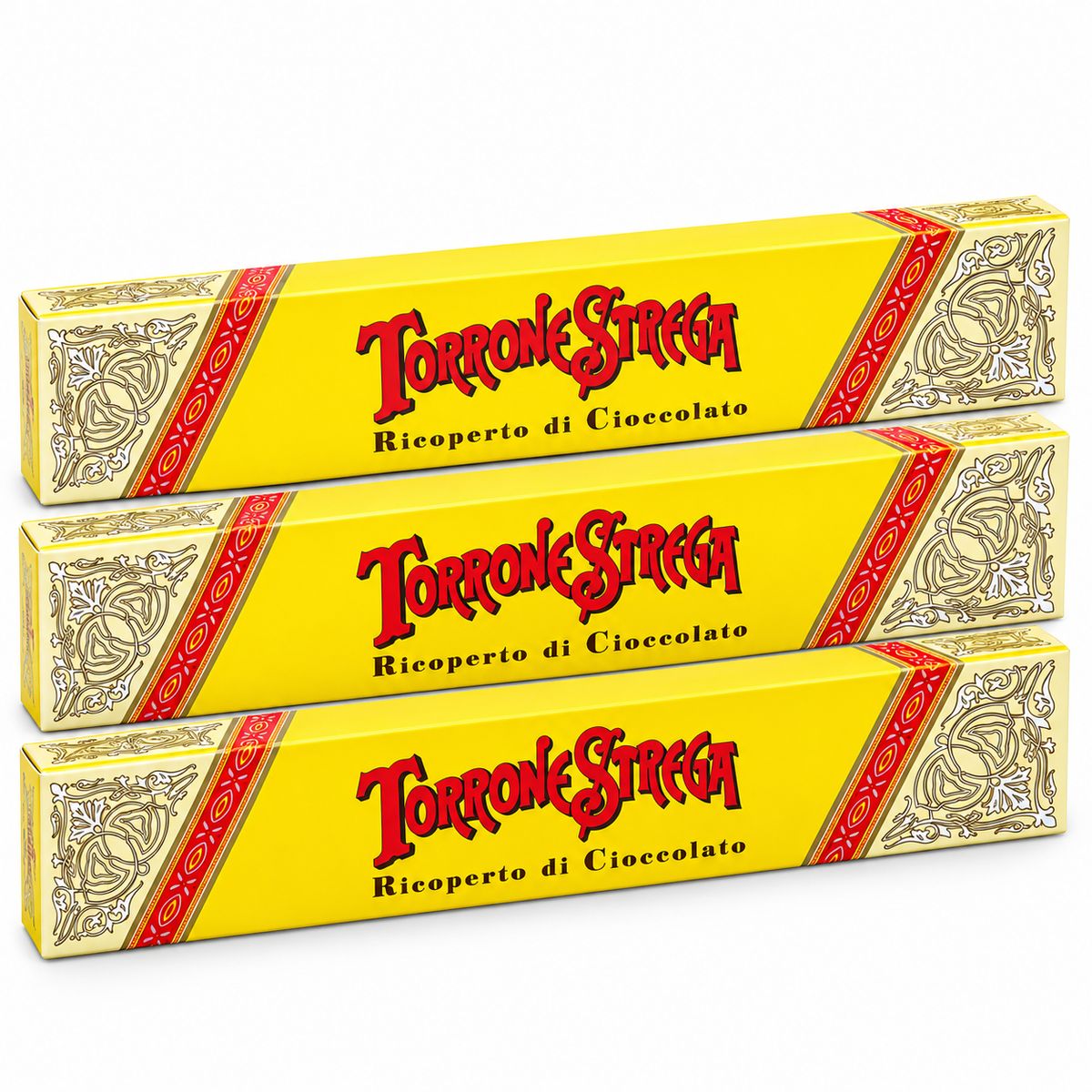 Strega Alberti Torrone Strega Chocolate Negro 62% 150g - 3 piezas