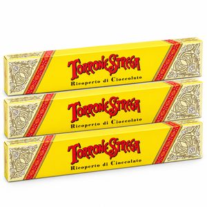 Strega Alberti Torrone Strega Recubierto de Chocolate Negro 62% 150 g_0