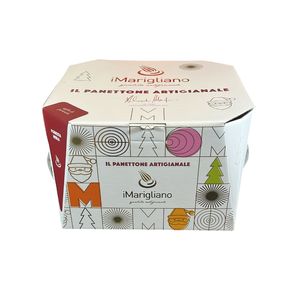 iMarigliano Panettone Foresta Nera 1 Kg – Con Cacao, Vaniglia Bourbon e Crema Chantilly alle Amarene_1