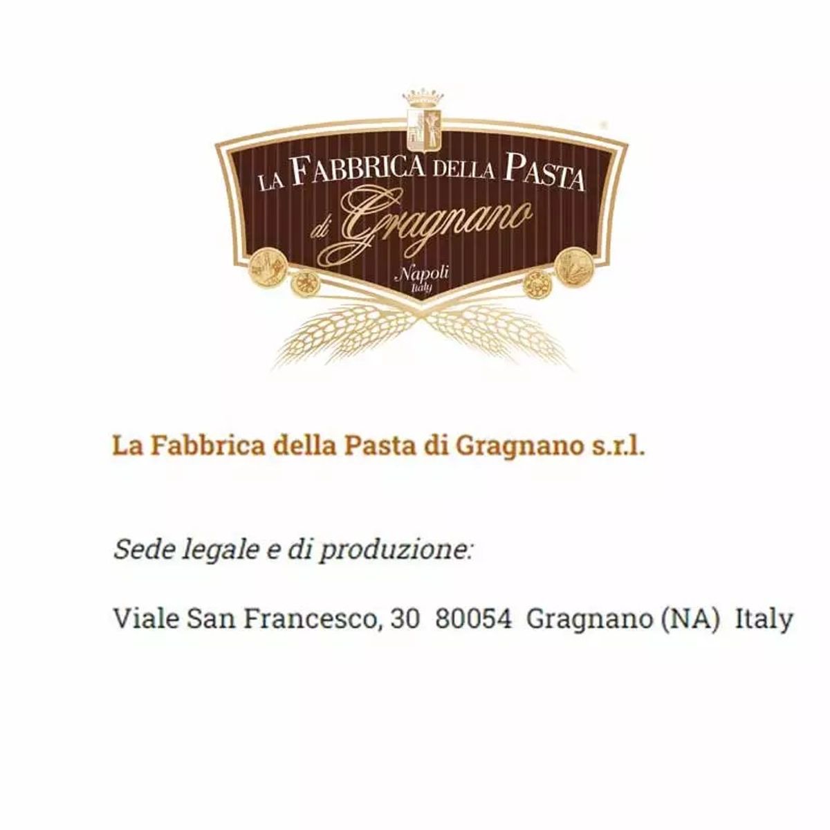 La Fabbrica della Pasta di Gragnano "Fidanzati capresi" Pasta di Gragnano IGP 500 Gr.