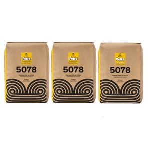 Molino Quaglia Petra 5078 Farine Type 0 avec Épeautre Complet, Soja et Son Toasté 12,5 kg – W 350-380 pour Pizza_0