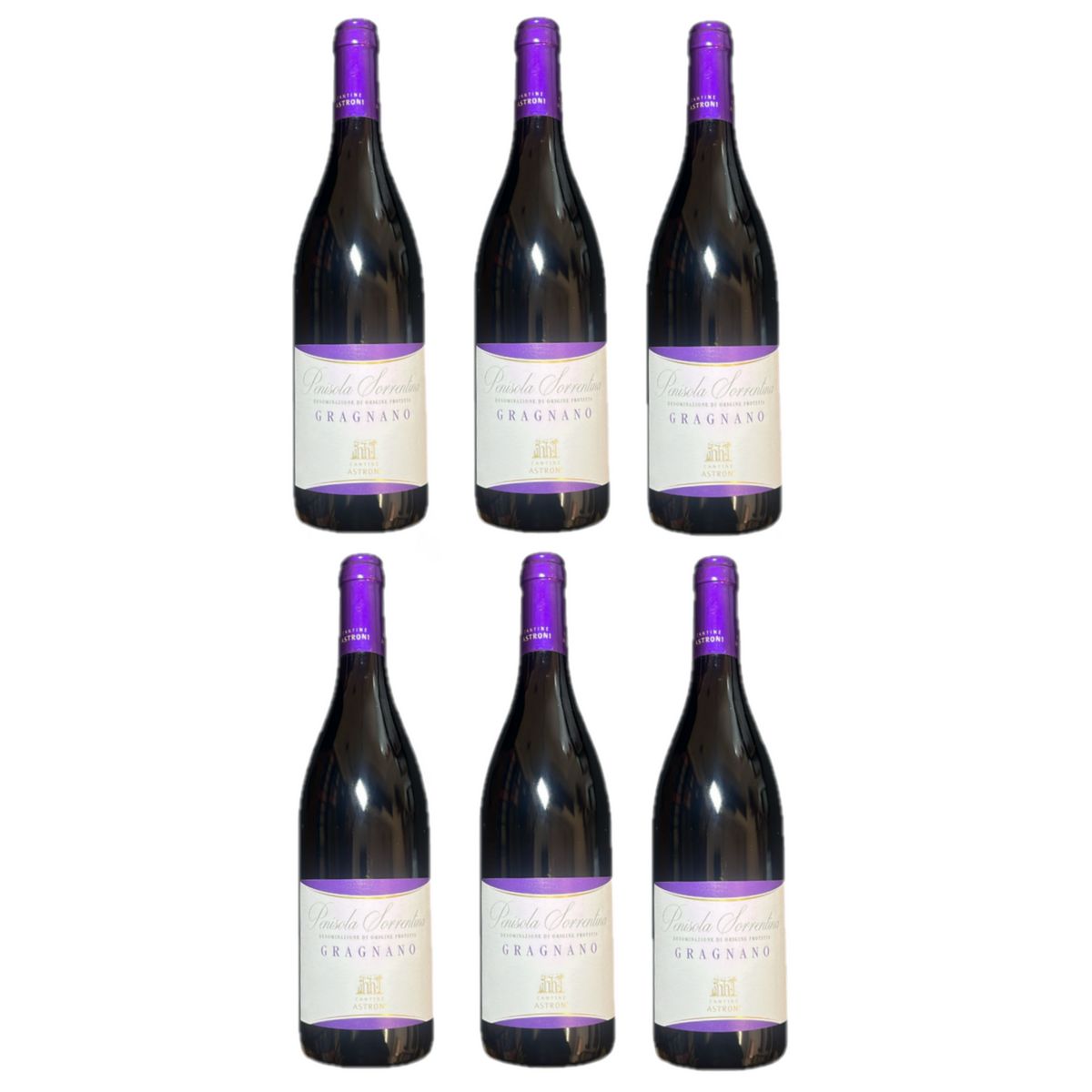 Cantine Astroni Vino Gragnano Penisola Sorrentina  D.O.P. rosso