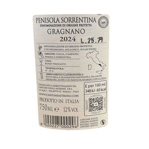 Cantine Astroni Vino Gragnano Penisola Sorrentina  D.O.P. rosso_1