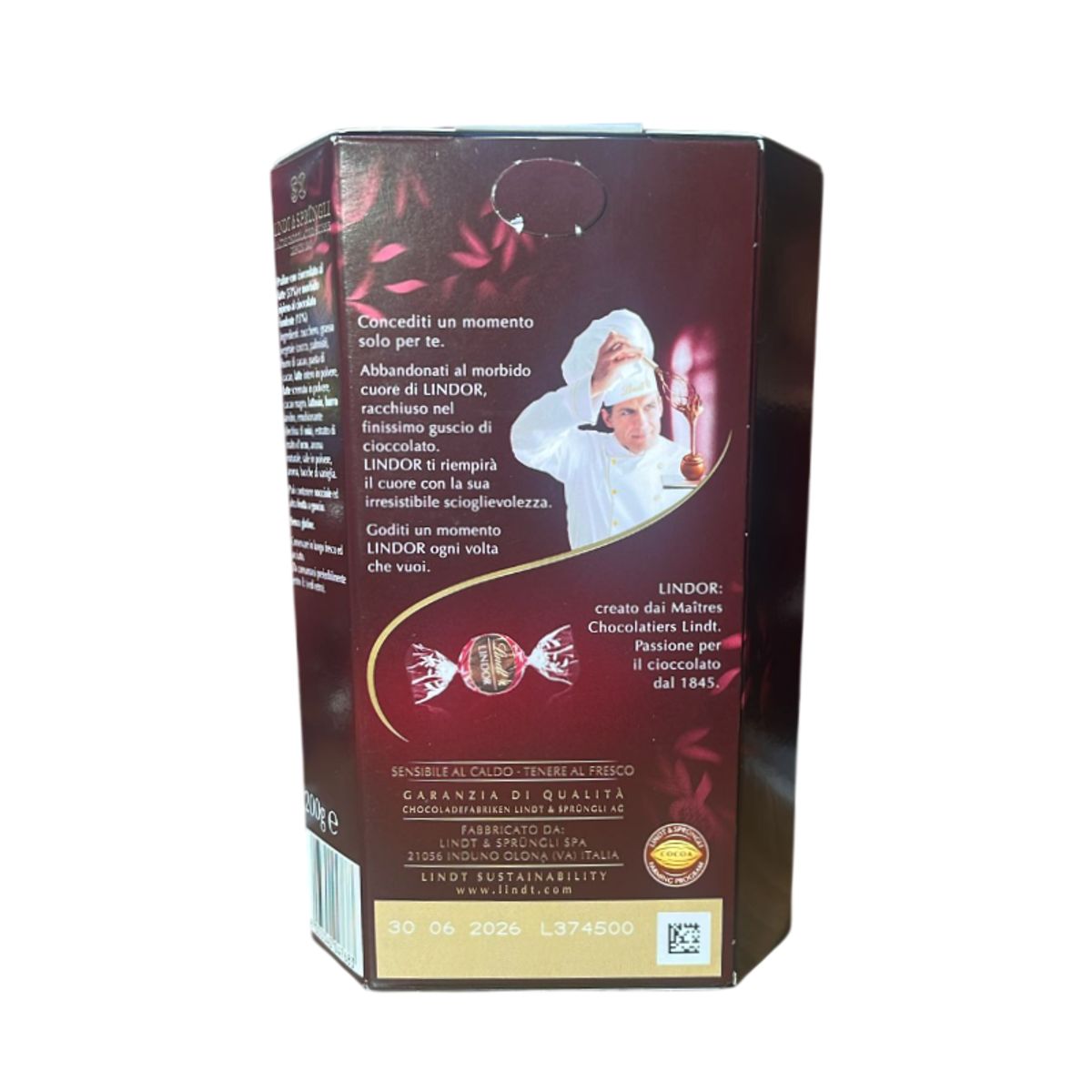 LINDOR Cucurucho de Chocolate Doble 200g