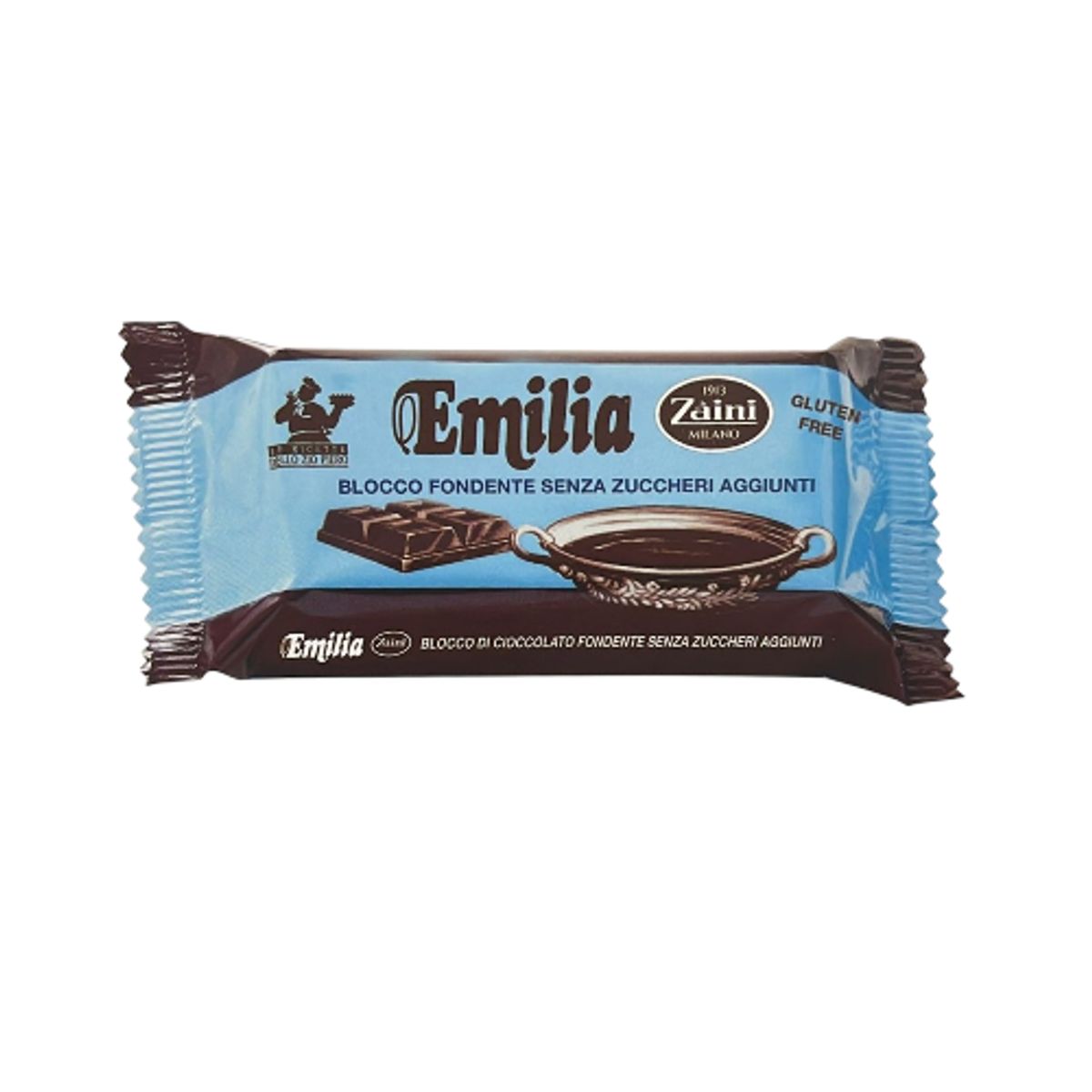 Zaini Block of Dark Chocolate with No Added Sugar 200g