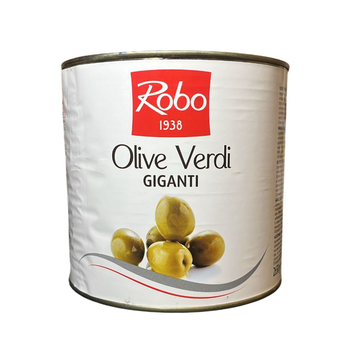 Robo Giant Green Olives in a Tin 2650 g