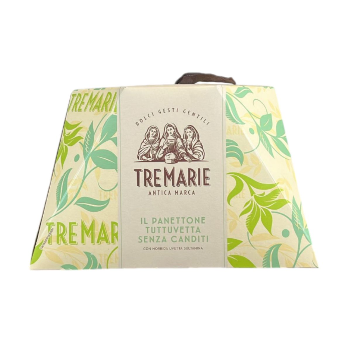 Tre Marie Panettone Tutuetta Without Candied Fruit 1kg – Traditional Panettone with Soft Sultanas – 100% Italian Wheat
