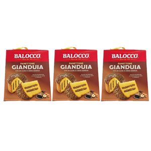 Balocco Panettone Gianduia 800 g – Traditional Italian Cake with Gianduia Cream and Chocolate Chips, Soft and Delicious | Made in Italy_0