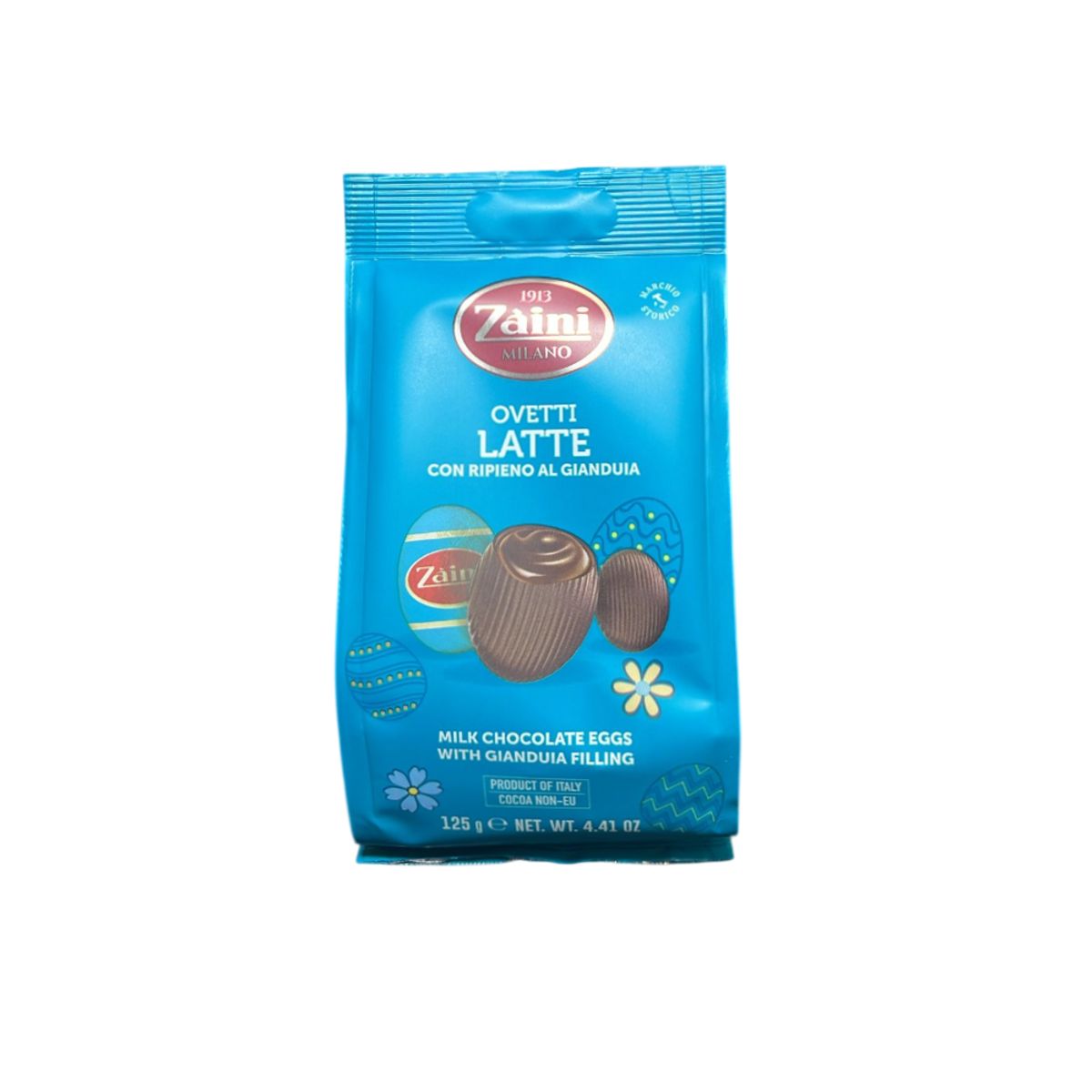 Zaini Milk Eggs with Gianduia Filling 125g