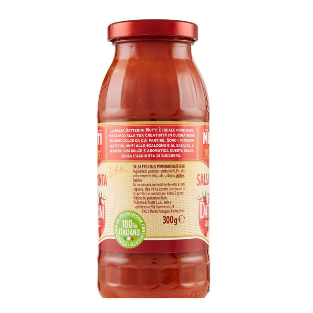 Mutti Datterini Tomato Sauce 300 Gr.