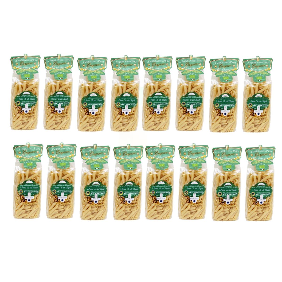 La Fabbrica della Pasta di Gragnano "Penne de zite rigate BIO" Pasta di Gragnano IGP 500 Gr.