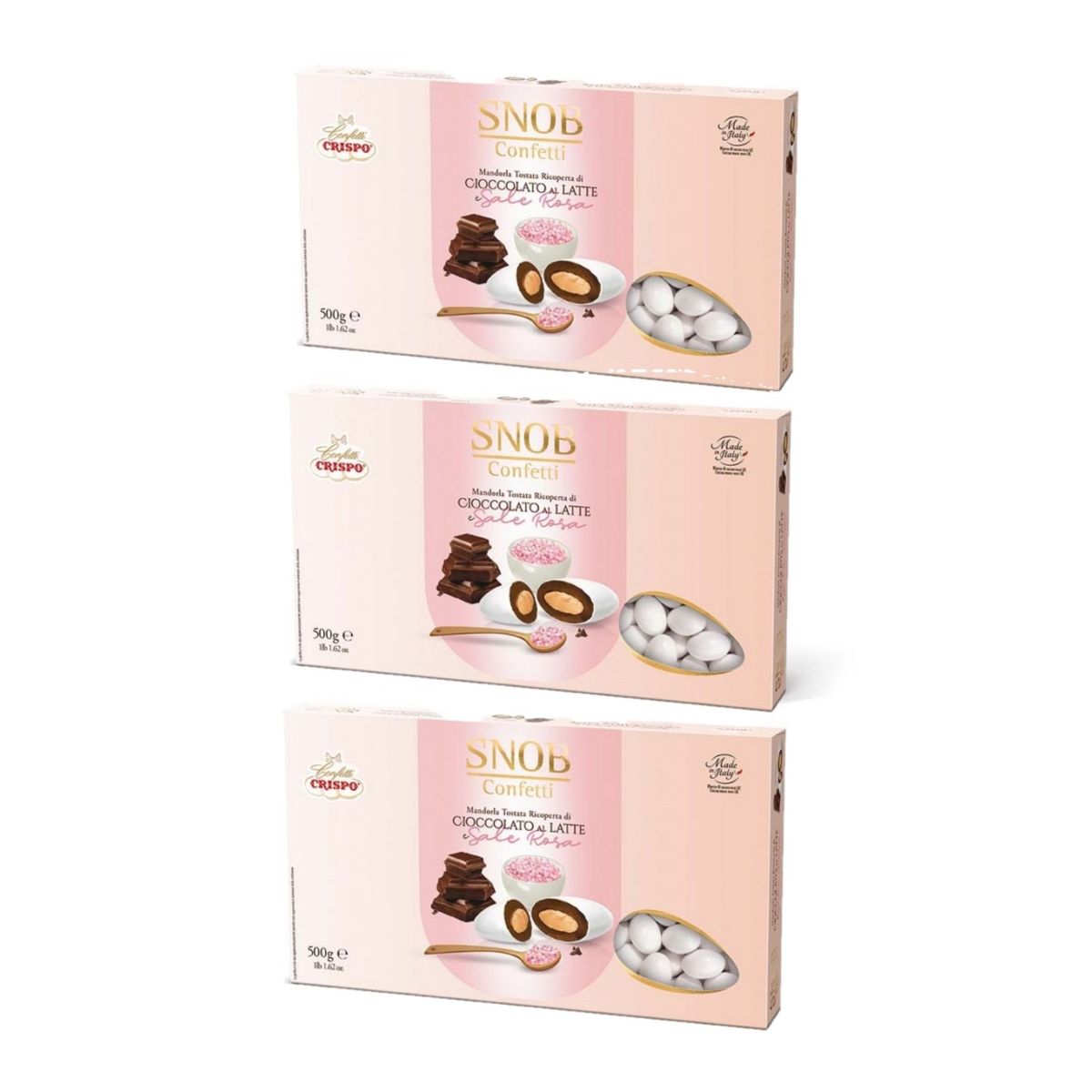 Crispo Confetti Snob Sel Rose 500 Gr.