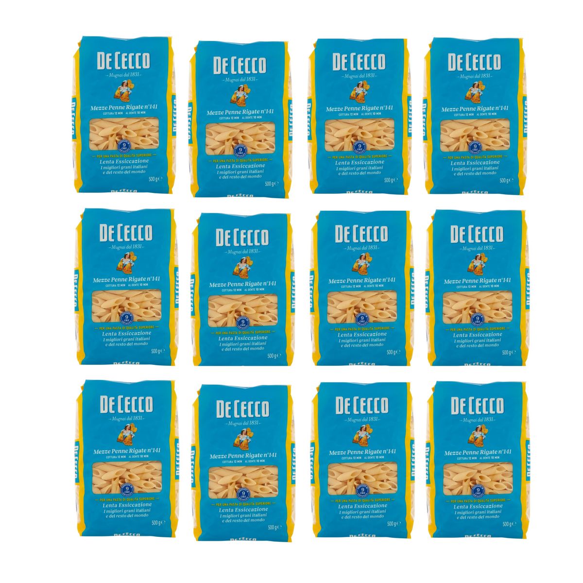 De Cecco mezze penne rigate n°141 500 Gr