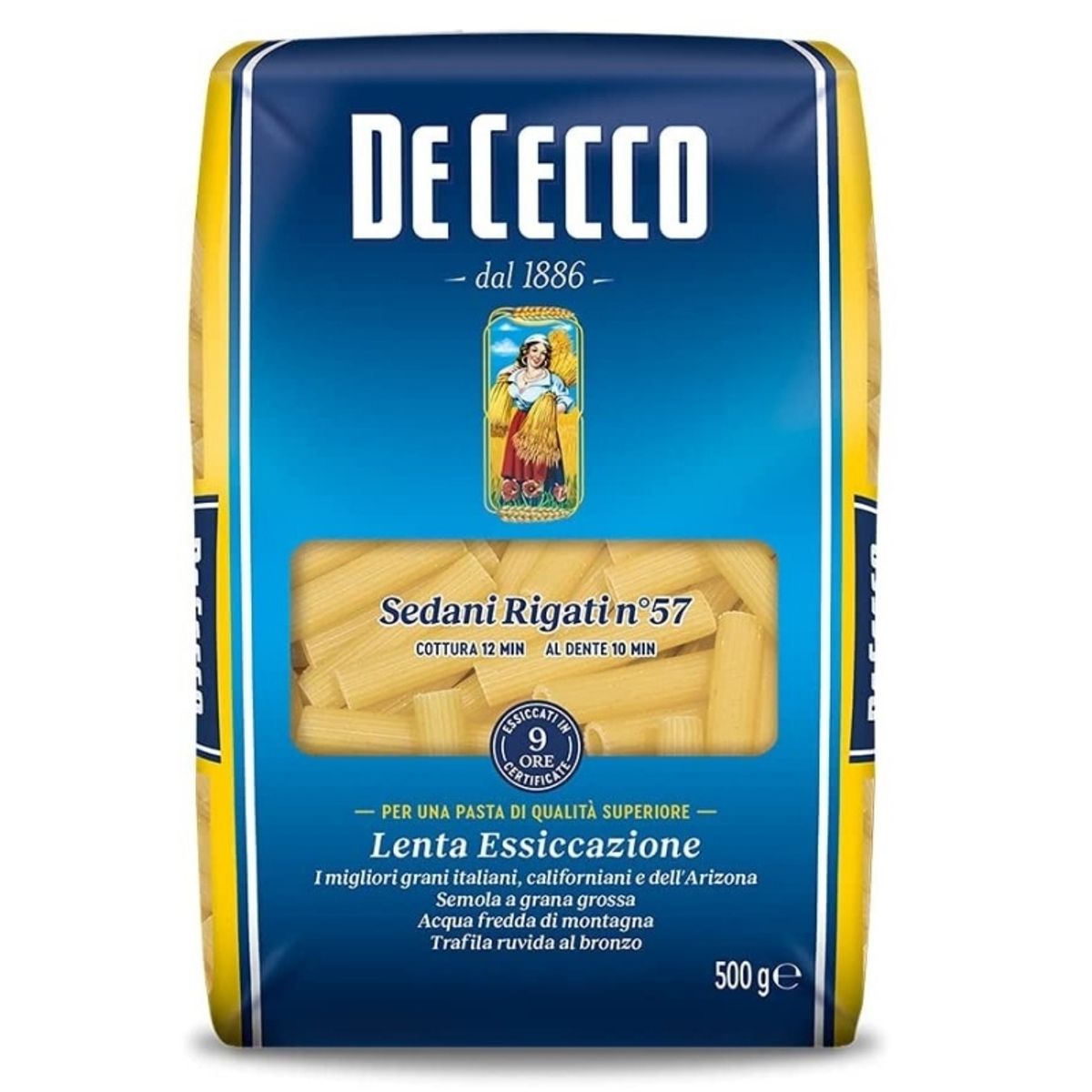 De Cecco Sedani Rigati n° 57 500 Gr.