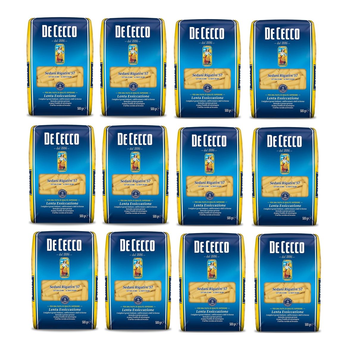 De Cecco Sedani Rigati n° 57 500 Gr.
