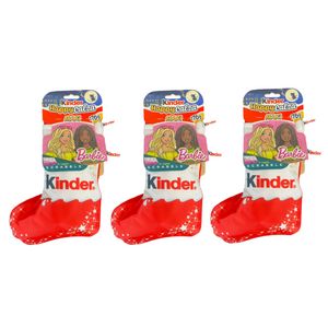 Kinder Happy Stocking Maxi Barbie 176g – Epiphany Stocking with 7 Kinder Treats + Scrabble Gift_0