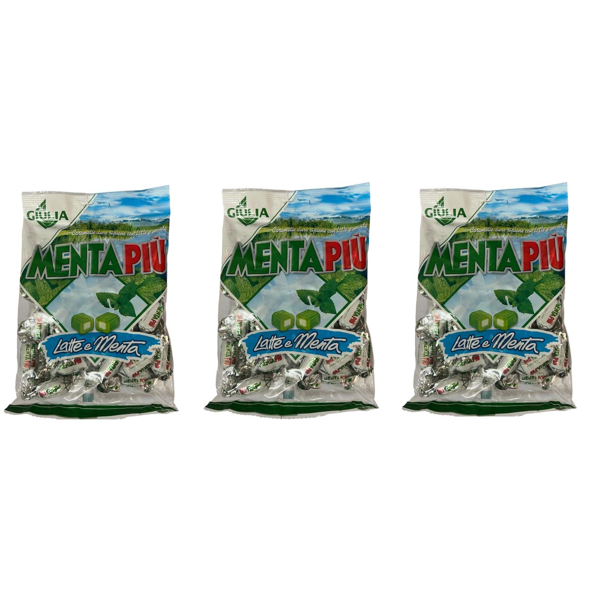 Giulia Mint Candies Plus Milk and Mint 200 Gr.