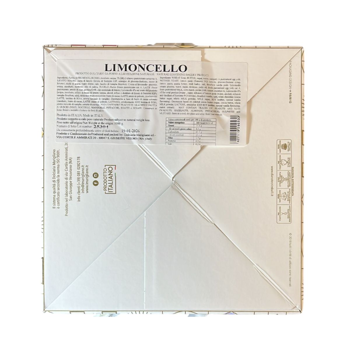 iMarigliano Panettone al Limoncello 1 Kg