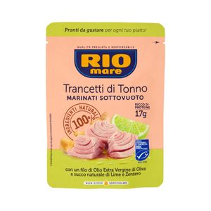 Rio Mare Trancetti di Tonno con Olio Extra Vergine di Oliva, Lime e Zenzero 70 Gr.