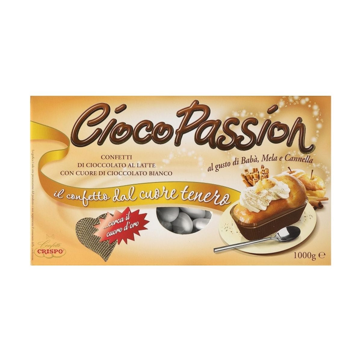 Crispo Confetti CiocoPassion Babà, Apple and Cinnamon 1 kg.