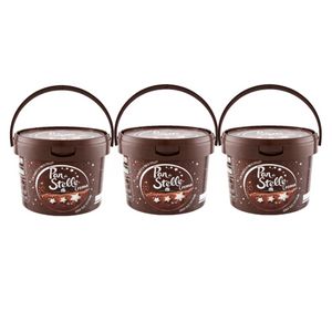 Mulino Bianco Crema di Pan di Stelle 3 kg – Crema Spalmabile alle Nocciole e Cacao con Granella di Biscotto_0