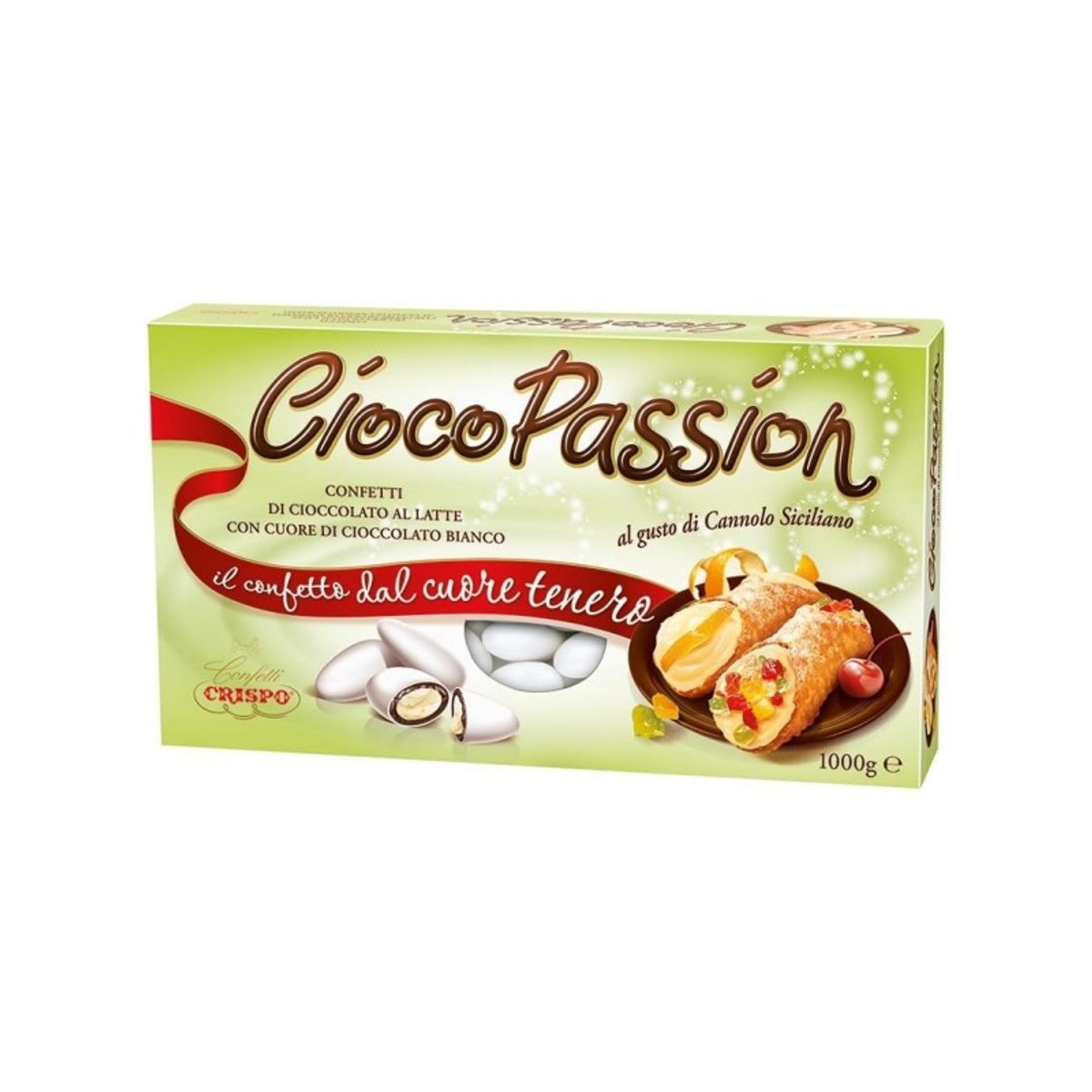 Crispo Confetti CiocoPassion Cannolo sicilien 1 kg.