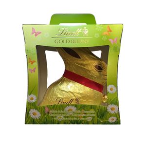 Lindt Goldhase XL 1 Kg – Großer Osterhase aus Vollmilchschokolade mit Glöckchen