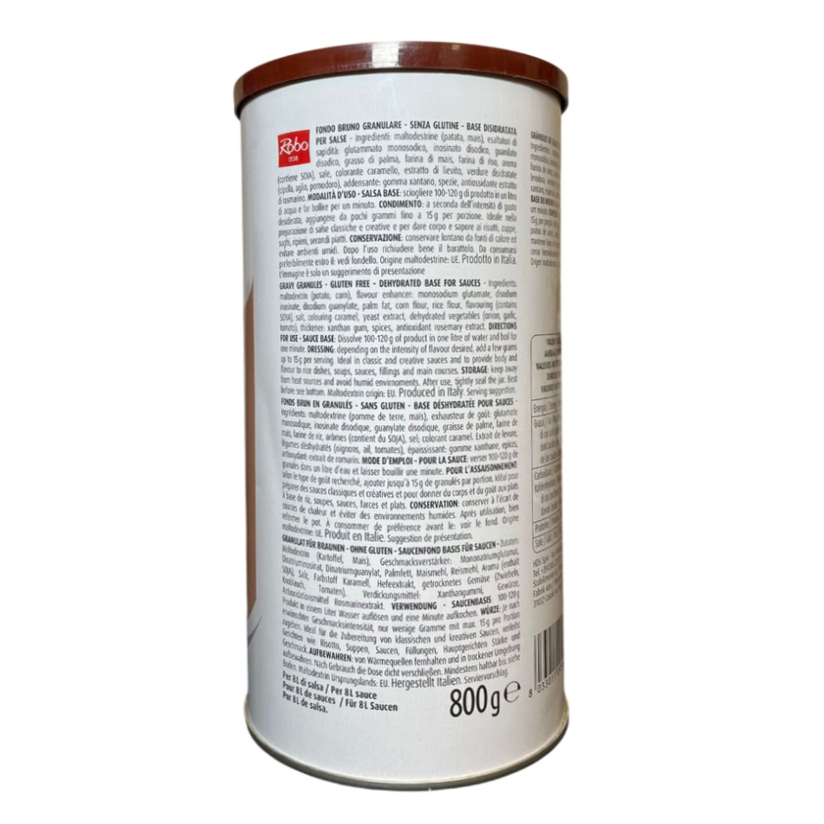 Robo Fondo Bruno Granulare 800 Gr.