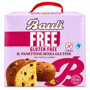 Bauli Free Panettone Sans Gluten aux Raisins et Fruits Confits 400 g