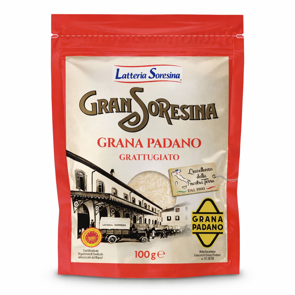 Latteria Soresina Grana Padano DOP Râpé 100g