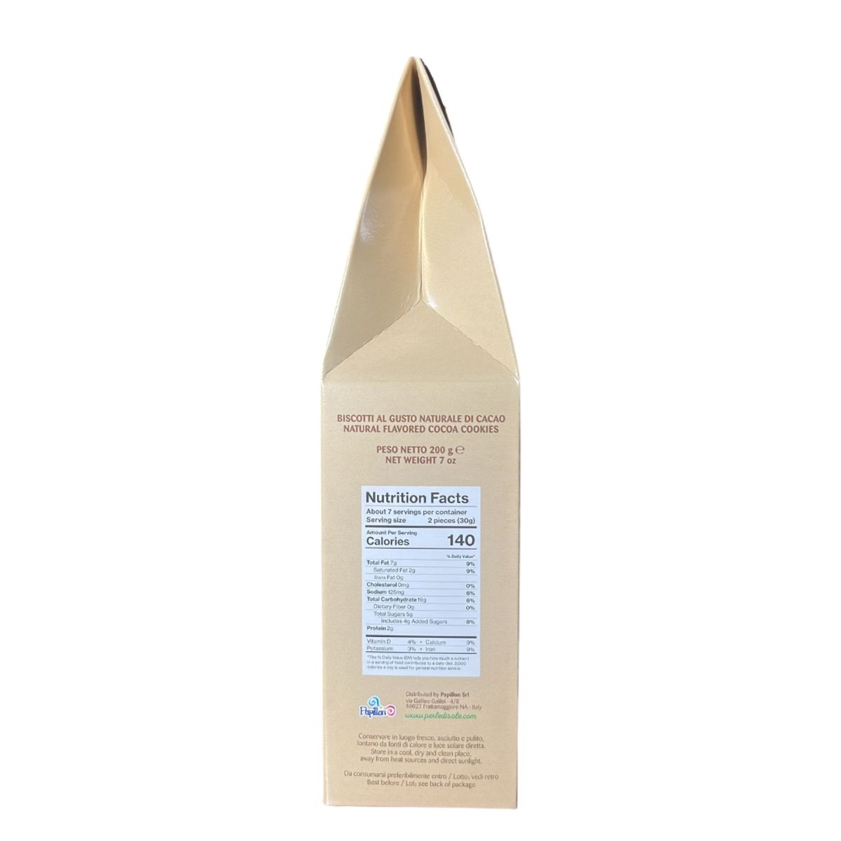 Perle Di Sole Biscuits Cacao 200g