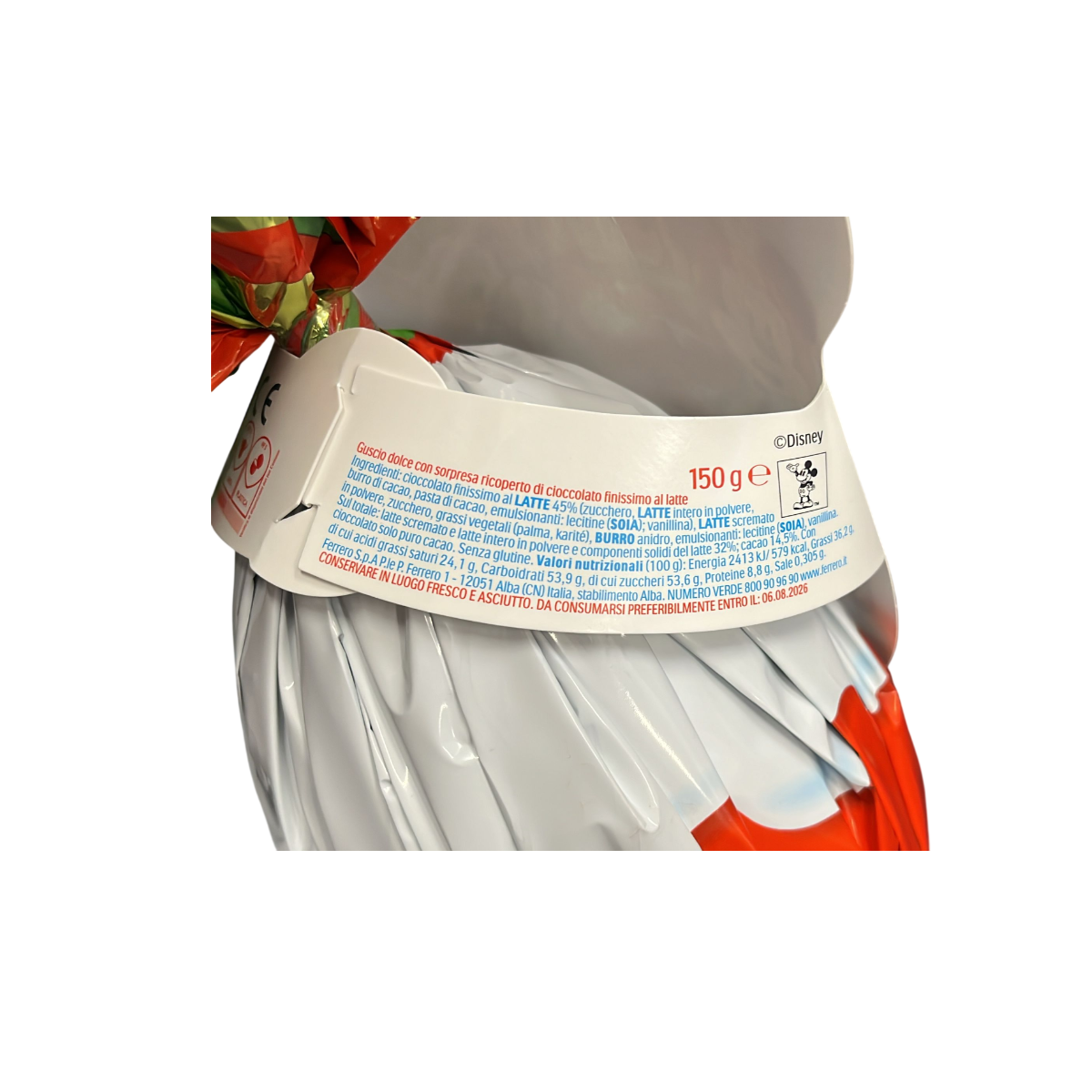 Kinder Uovo Mickey And Friends 150 Gr