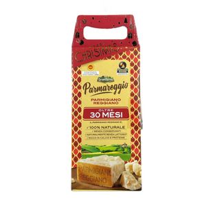 Parmareggio Parmigiano Reggiano g.U. Über 30 Monate Gereift – 100 % Natürlicher Italienischer Käse, Laktosefrei & Ohne Konservierungsstoffe – Weihnachtsgeschenk 500g