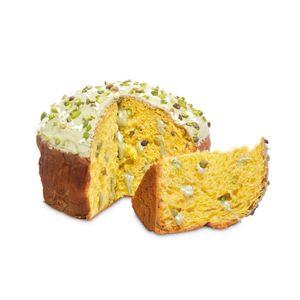 iMarigliano Panettone al Pistacchio 1 Kg – Con Crema al Pistacchio Mediterraneo e Cioccolato Bianco_1