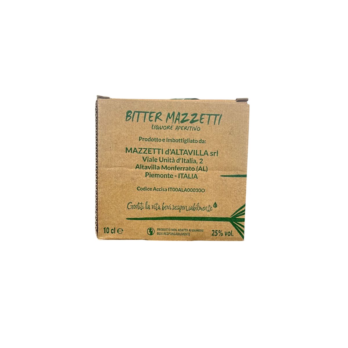 Mazzetti d’Altavilla Bitter Pallina di Natale 10 cl – Liquore Amaro Italiano in Confezione Natalizia Regalo, Gusto Intenso e Speziato
