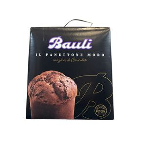 Bauli Il Panettone Moro 900 g – Gâteau de Noël Italien Moelleux aux Pépites de Chocolat Noir | Spécialité Artisanale Made in Italy