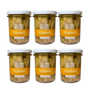 Delfino Tuna pieces in olive oil 190 Gr_0