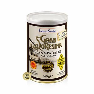 Latteria Soresina Gran Soresina Grana Padano PDO Aged Over 20 Months Grated 160 g
