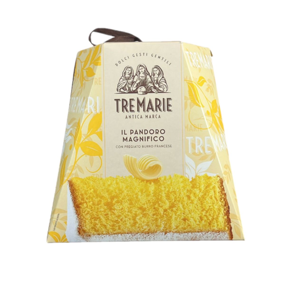 Tre Marie Il Pandoro Magnifico 1kg – Artisanal Pandoro with Fine French Butter | Natural Leavening and Authentic Italian Flavor