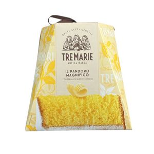 Tre Marie Il Pandoro Magnifico 1kg – Traditional Italian Pandoro with Fine French Butter | Naturally Leavened Soft Cake from Italy