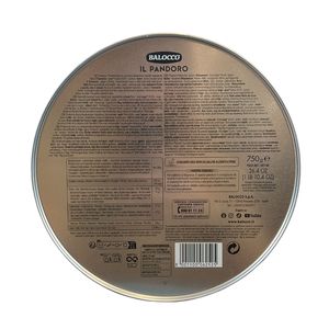 Balocco Pandoro in Tin 750 g – Soft Traditional Italian Cake in an Elegant Decorative Gift Tin_1